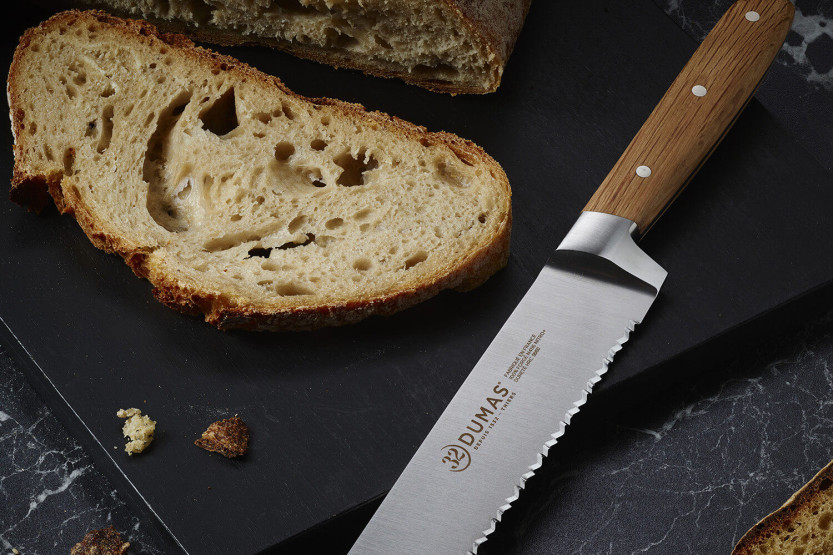 Brotmesser 20cm 32 Dumas Signature Grüneiche Griff