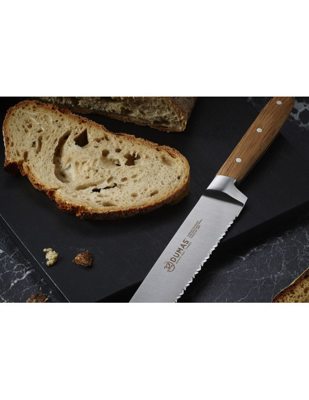 Brotmesser 20cm 32 Dumas Signature Grüneiche Griff
