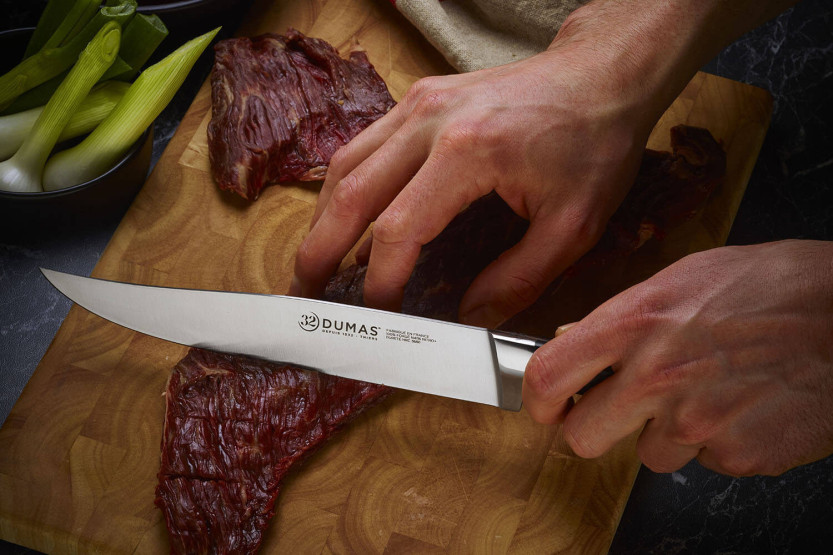 Cuchillo de trinchar 20cm 32 Dumas Signature con mango de micarta