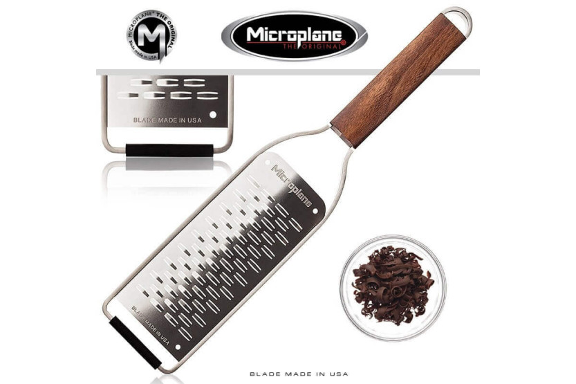 Microplane Master double-edged rasp walnut handle