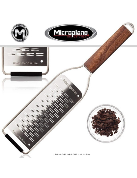 Microplane Master dobbeltkantet rasp valnøddehåndtag