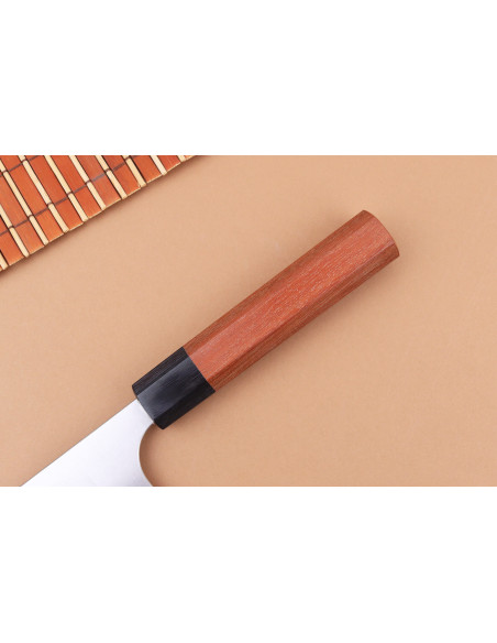 Shibata Koutetsu R2 18cm cuchillo bunka japonés hecho a mano