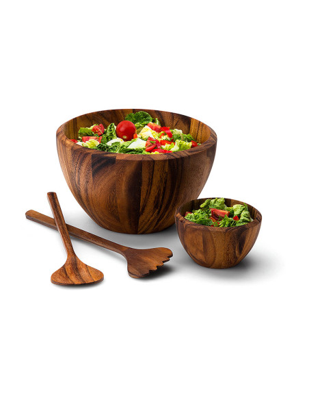 Salatschüssel Continenta aus Akazienholz Ø30x18cm