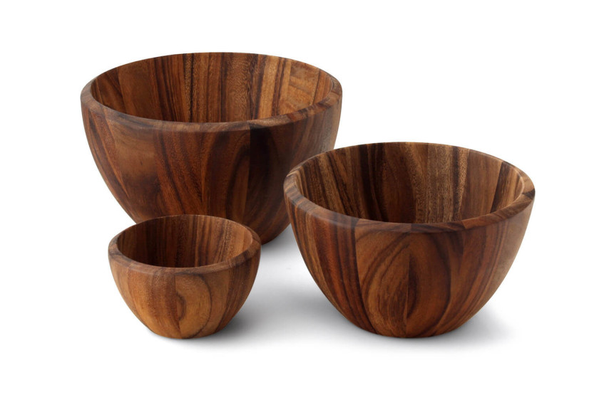 Akaasiapuu Continenta salaattikulho Ø30x18cm