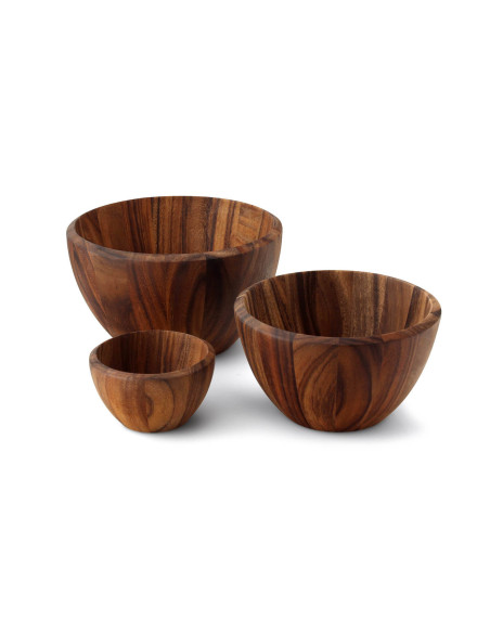 Acaciahouten Continenta slakom Ø30x18cm