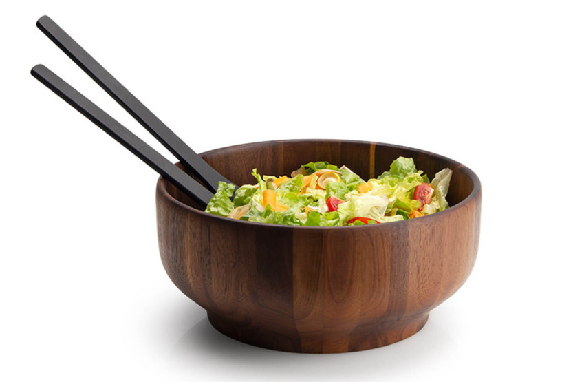 Continenta salatskål i akasietre Ø29x12,5 cm
