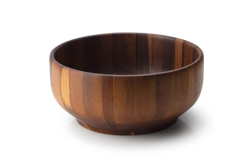 Continenta salad bowl in acacia wood Ø26x11.5cm