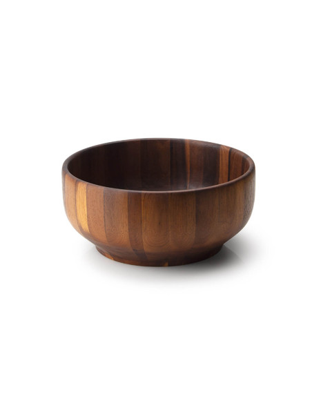 Saladeira Continenta em madeira de acácia Ø26x11,5cm