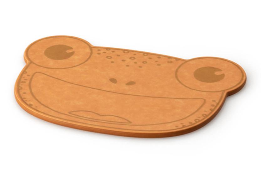 Børnebræt Continenta frog i Duracore 23,3x17x0,6 cm