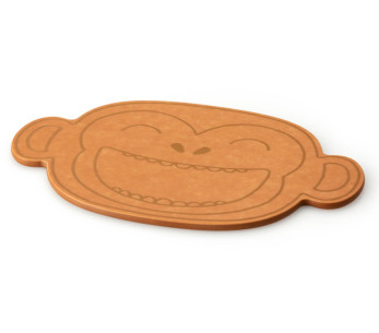 Quadro para crianças Continenta monkey em duracore 23.3x17x0.6cm