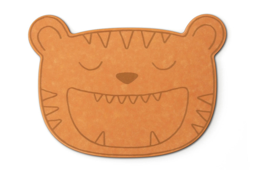 Børnebræt Continenta tiger i duracore 23,3x17x0,6cm
