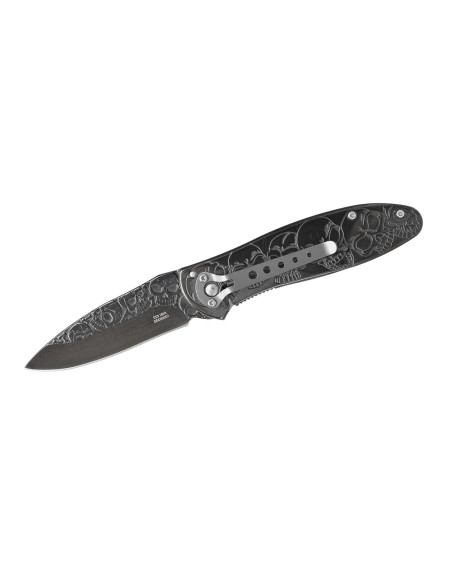 Herbertz vouwmes n°564612 volledig roestvrij staal schedel en gekruiste botten 11,5cm