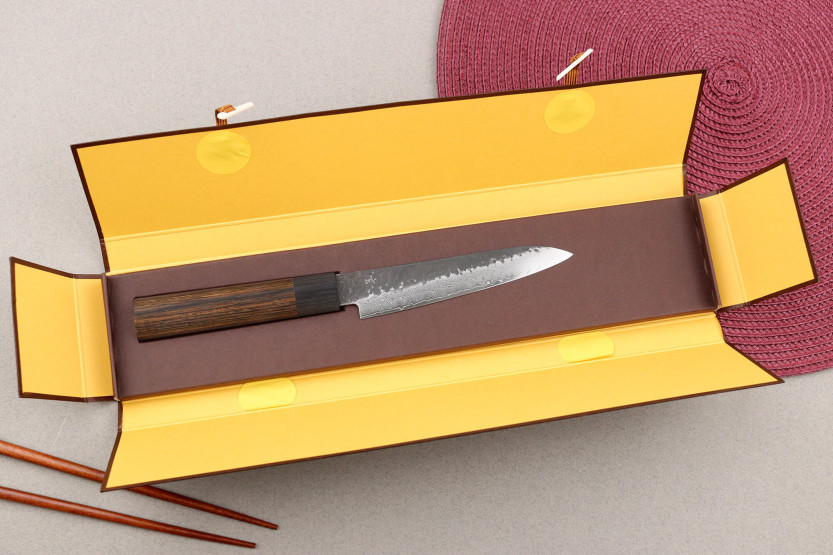13 cm Shizu Hamono Gen VG10 damaskus japansk universalkniv