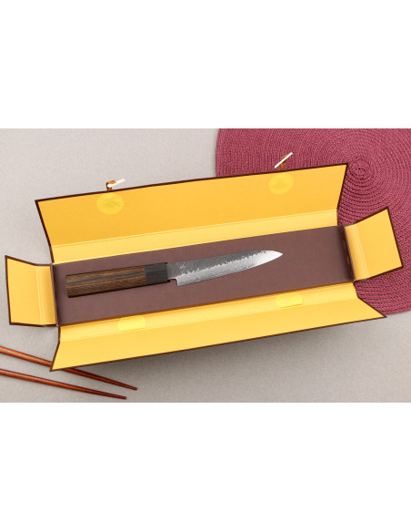 13cm Shizu Hamono Gen VG10 damascus japanilainen yleiskäyttöinen veitsi