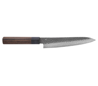 Cuchillo japonés de 16cm Shizu Hamono Gen VG10 damasco