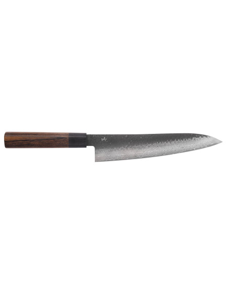 Cuchillo de cocinero japonés Shizu Hamono Gen VG10 Damasco de 21cm