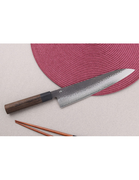 Shizu Hamono Gen VG10 Damaskus 24cm japansk kockkniv