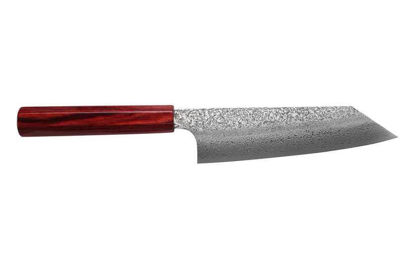 Japanisches handgefertigtes Bunka-Messer Kei Kobayashi SG2 Damascus 17cm