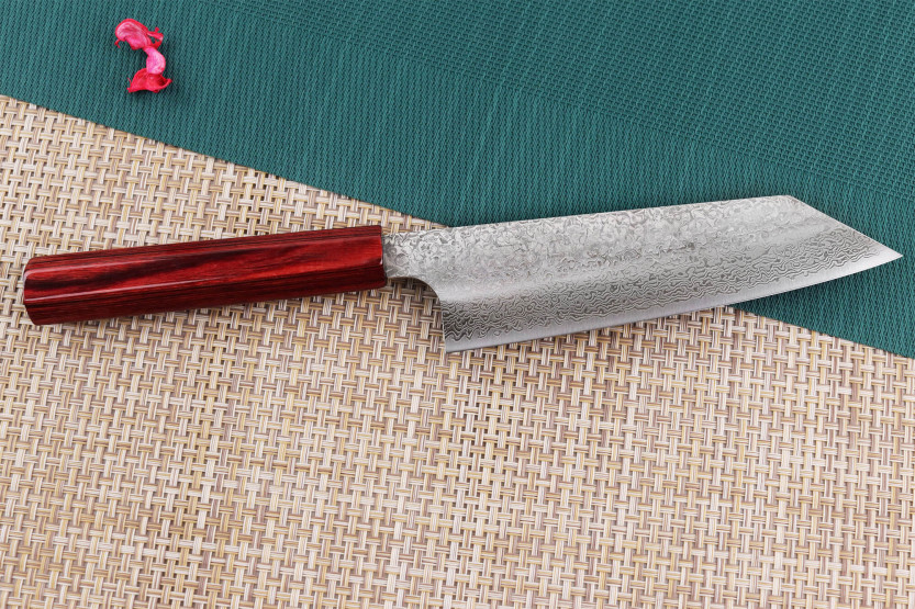 Kei Kobayashi SG2 Damascus 17cm handmade Japanese bunka knife