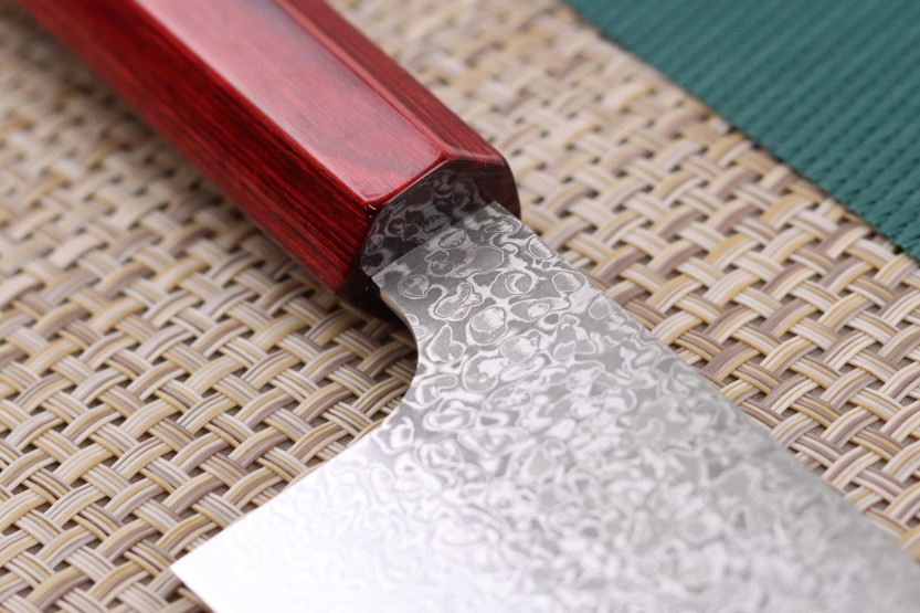 Kei Kobayashi SG2 Damasco 24cm cuchillo de chef japonés hecho a mano