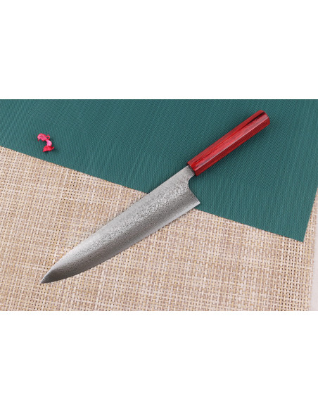 Kei Kobayashi SG2 Damascus 24cm handmade Japanese chef knife