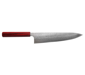 Kei Kobayashi SG2 Damasco 24cm cuchillo de chef japonés hecho a mano
