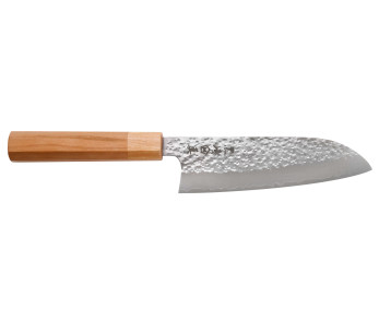 SG2 Makoto Kurosaki Faca Santoku japonesa feita à mão 16,5cm