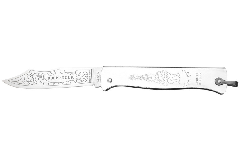 Douk-Douk Kniv 61815 rustfrit stål krom håndtag 11cm