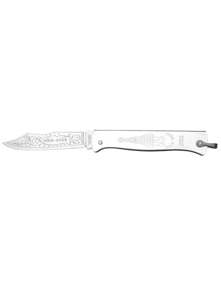 61815 Cuchillo Douk-Douk acero inoxidable mango cromado 11cm