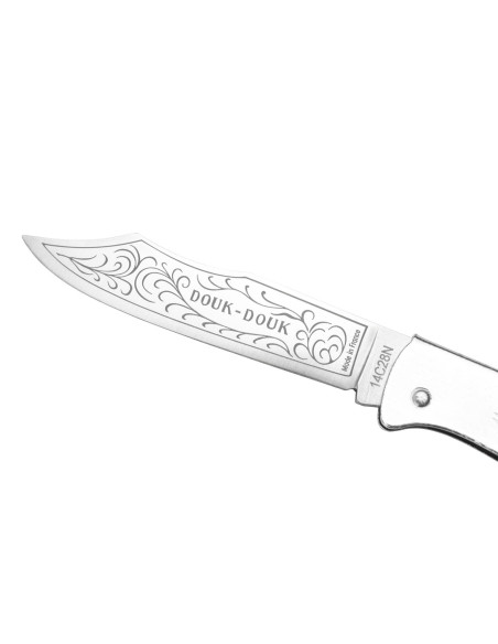 Douk-Douk Kniv 61815 rustfritt stål krom håndtak 11cm