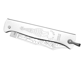 61815 Cuchillo Douk-Douk acero inoxidable mango cromado 11cm 2