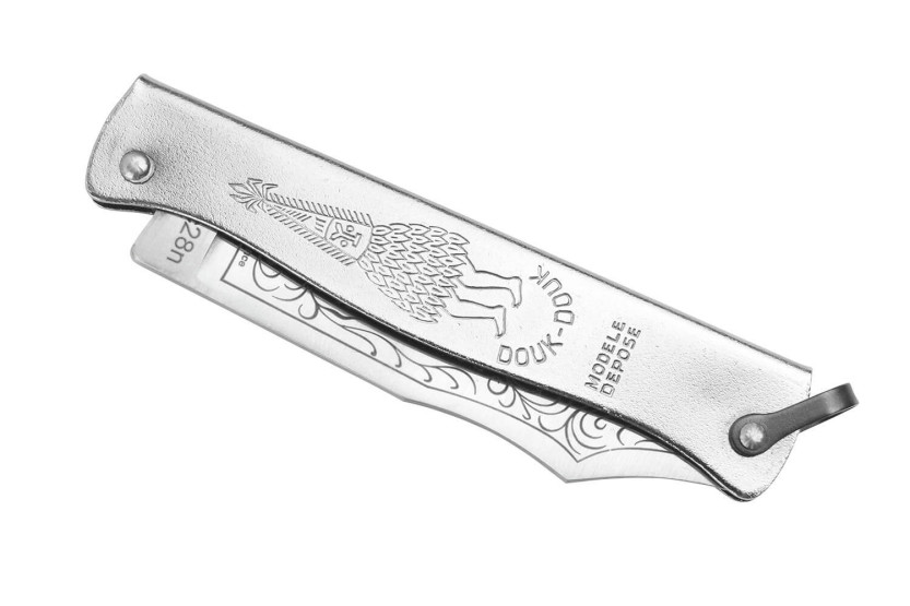 Douk-Douk veitsi 61715 ruostumaton teräs kromi kahva 9cm