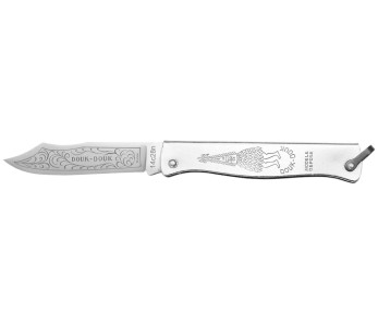 Douk-Douk Kniv 61715 rustfritt stål krom håndtak 9cm