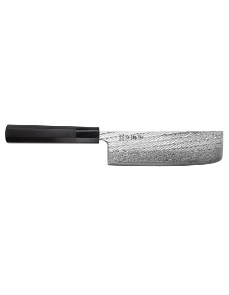 16,5 cm Wusaki Kuronawa G3 damaskus nakiri-kniv, japansk håndlaget
