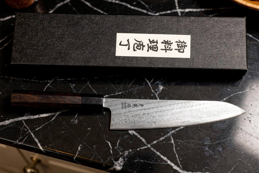 21 cm Wusaki Kuronawa G3 damas kokkekniv, tradisjonell japansk