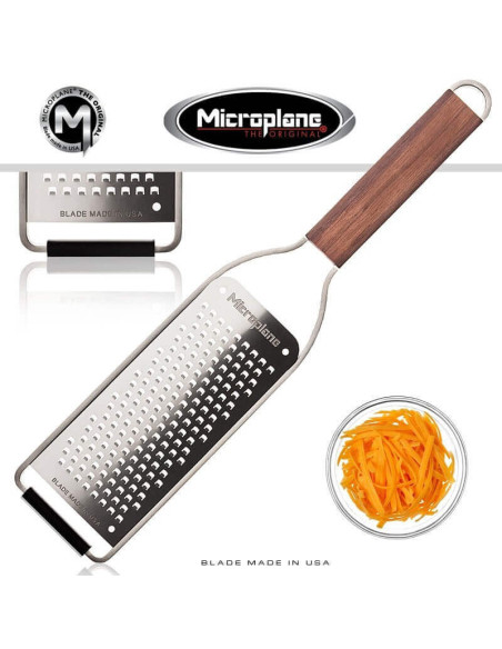 Microplane Master grovt rivjärn valnötshandtag