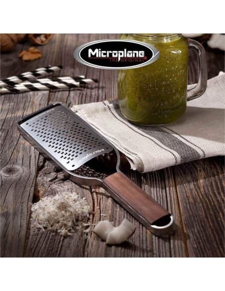 Microplane Master coarse grater walnut handle
