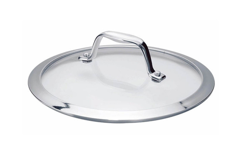 Tampa de vidro Beka Evolution com anel de aço inoxidável 14cm