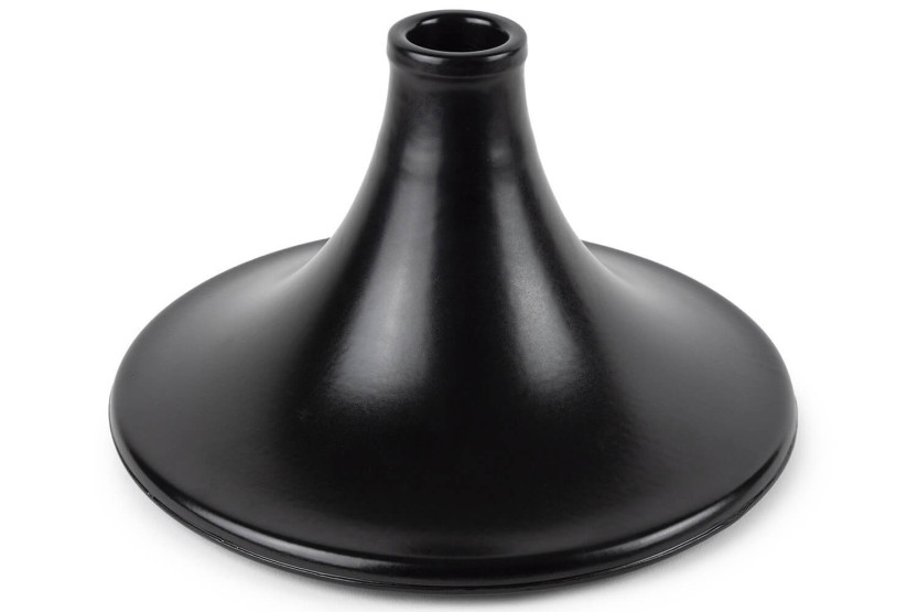 Prato tagine em cerâmica acetinada preta Peugeot Atlas com 30 cm de diâmetro