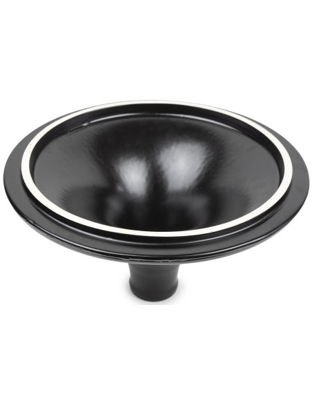 Prato tagine em cerâmica acetinada preta Peugeot Atlas com 30 cm de diâmetro