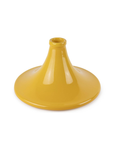 Peugeot Atlas saffron yellow ceramic tagine dish 30cm diameter