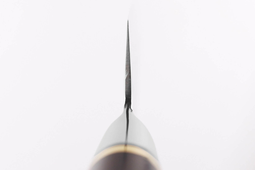 Chef knife 20cm Fukito Ebony Damascus hammered