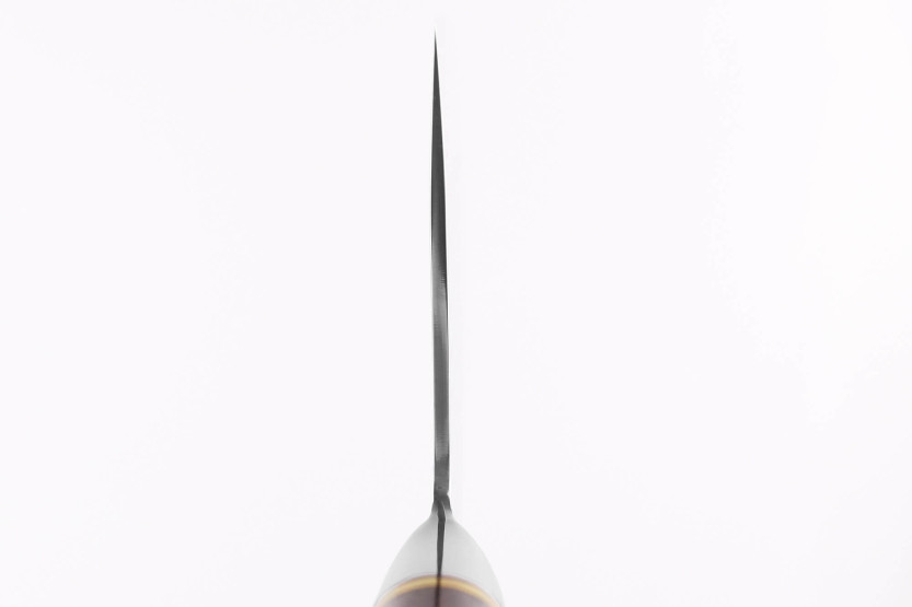 Fukito 17cm kinesisk kockkniv Ebenholts Damaskus hamrad