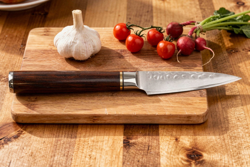 Fukito Ebbenhouten Gehamerde Messen 9cm