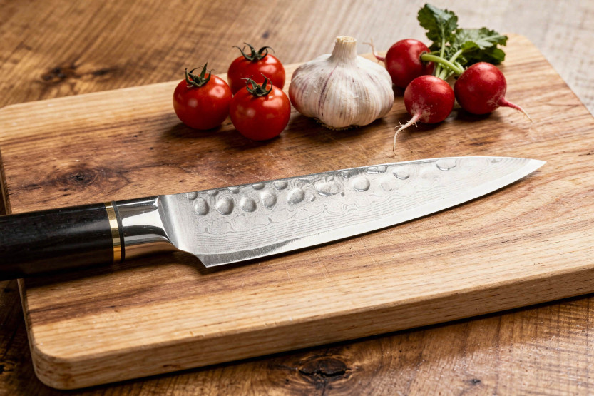 Fukito ibenholt hamret urtekniv 9 cm
