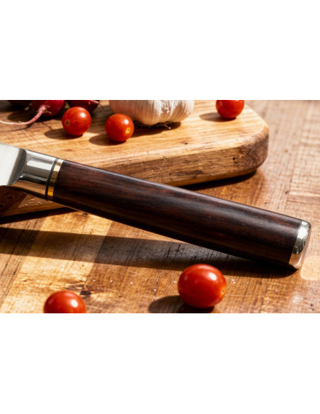 Fukito Ebony Hammered Paring Veitsi 9cm