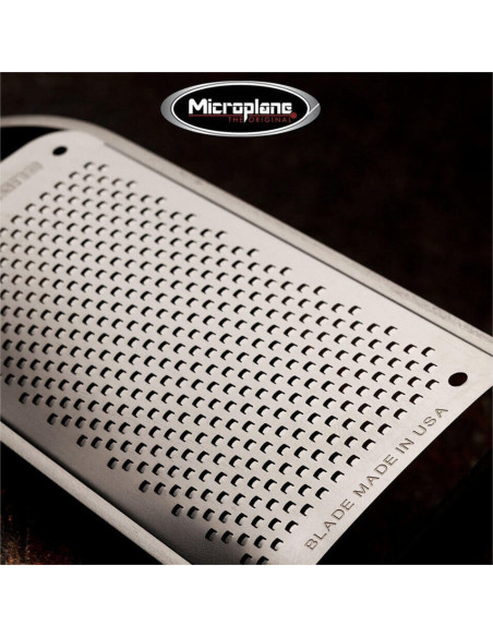 Microplane Master finkornig rasp valnötshandtag