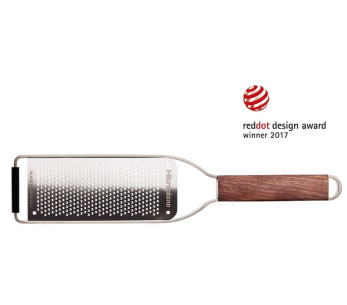 Microplane Master fine-grain rasp walnut handle