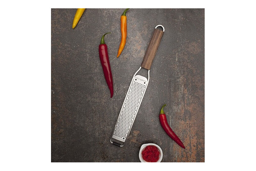 Microplane Master rasp and sander walnut handle