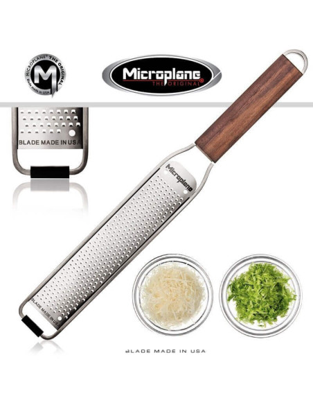 Microplane Master Reibe-Zesser Walnussholzgriff